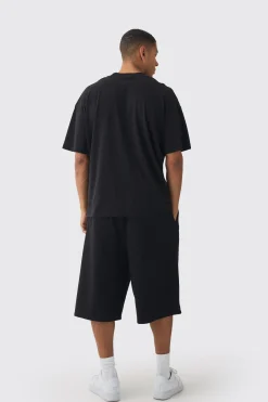 Oversized Boxy Extended Neck Pour Homme T-shirt | BoohooMAN UK