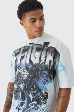 Oversized Boxy Extreme Official T-shirt | BoohooMAN UK