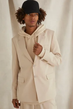 Oversized Boxy Fit Blazer | BoohooMAN UK
