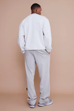 Oversized Boxy Heavyweight Sweatshirt | BoohooMAN UK