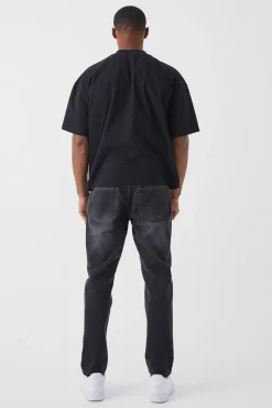 Oversized Boxy Heavyweight Puff Print T-shirt | BoohooMAN UK