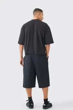 Oversized Boxy Heavyweight Official Printed T-shirt | BoohooMAN UK