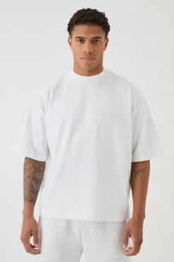 Oversized Boxy Heavyweight T-shirt | BoohooMAN UK