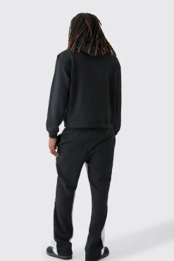Oversized Boxy Homme Paint Splat Hoodie | BoohooMAN UK