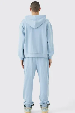 Oversized Boxy Hooded Tracksuit | BoohooMAN UK
