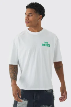 Oversized Boxy Horse Back Print T-Shirt | BoohooMAN UK