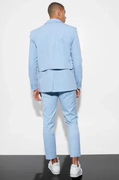 Oversized Boxy Layered Blazer | BoohooMAN UK