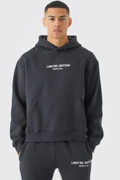 Oversized Boxy Limited Hooded Tracksuit | BoohooMAN UK