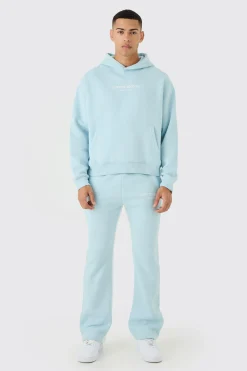 Oversized Boxy Limited Hooded Tracksuit | BoohooMAN UK