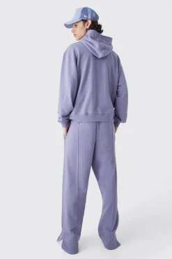 Oversized Boxy Loopback Hoodie | BoohooMAN UK