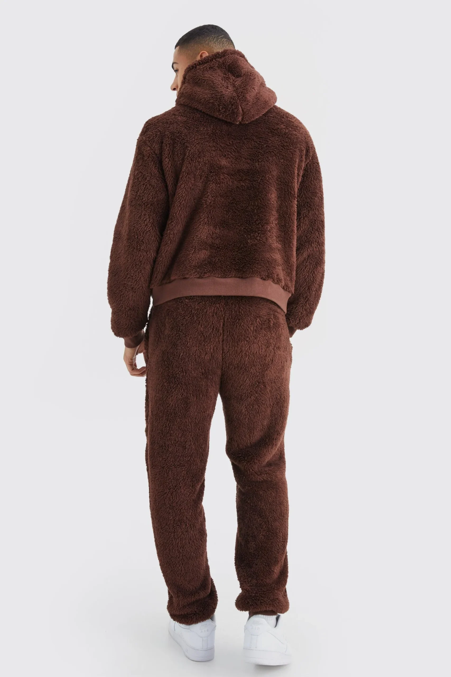 Oversized Boxy Man Embroidery Hoodie | BoohooMAN UK