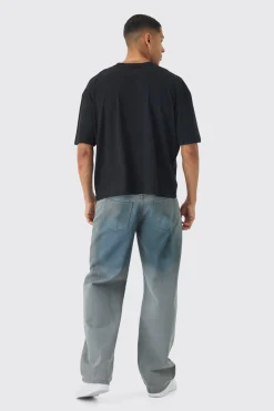Oversized Boxy Monaco Saint Tropez Graphic T-shirt | BoohooMAN UK