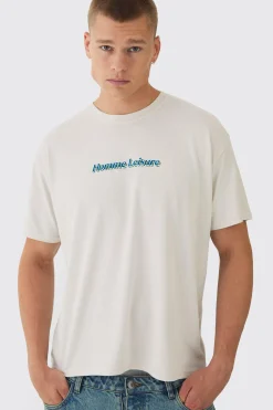 Oversized Boxy Morocco Print T-Shirt | BoohooMAN UK