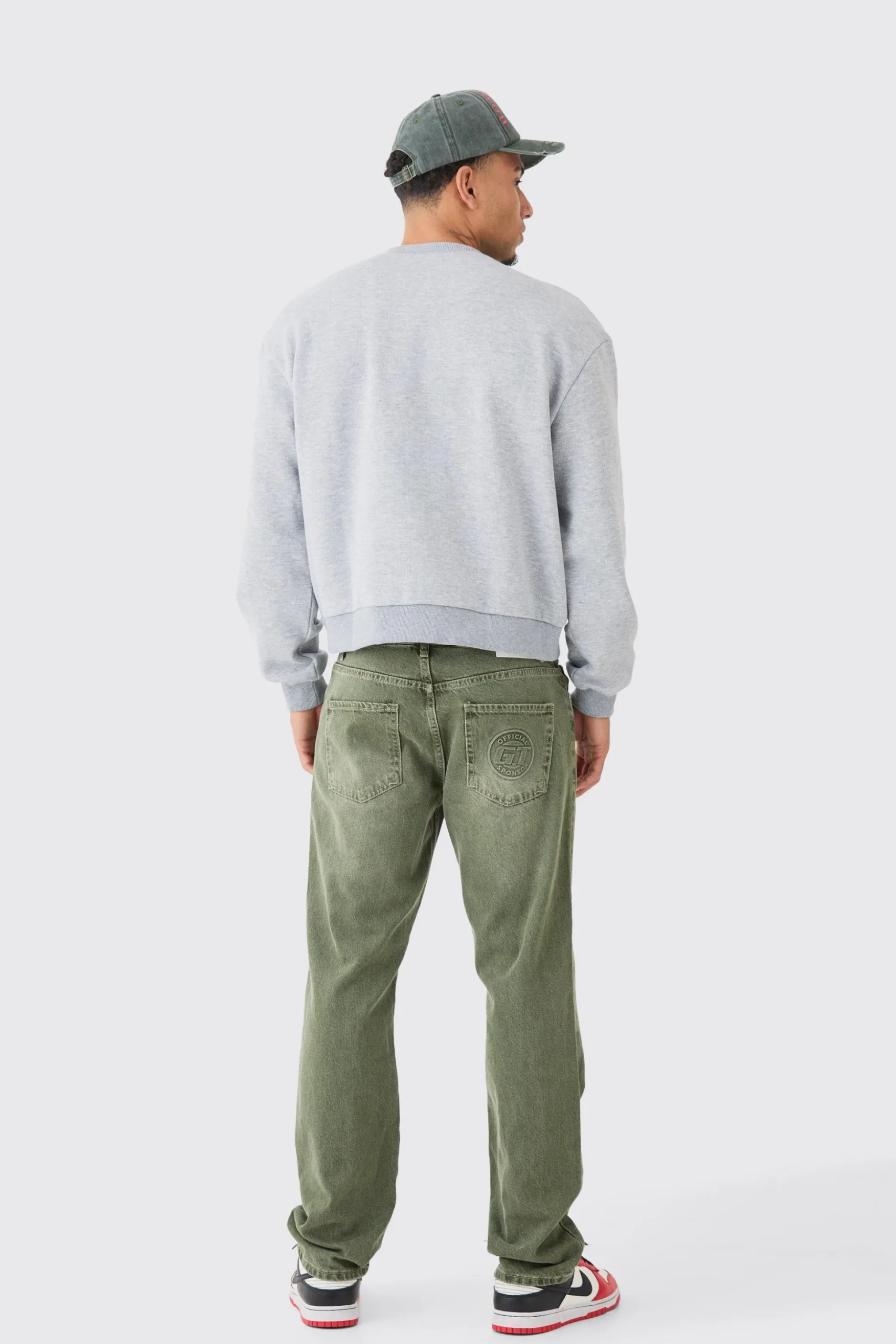 Oversized Boxy Moto Bm Sports Sweatshirt | BoohooMAN UK