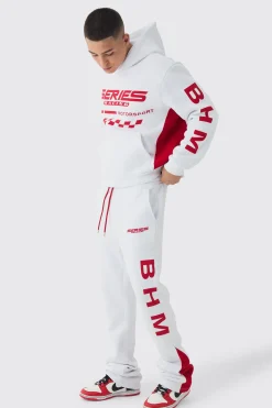 Oversized Boxy Moto Series Tracksuit | BoohooMAN UK