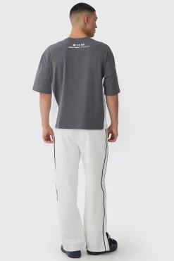 Oversized Boxy Moto Series T-Shirt | BoohooMAN UK