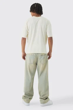 Oversized Boxy Nashville Print T-Shirt | BoohooMAN UK