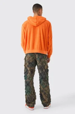 Oversized Boxy Ofcl Towelling Hoodie | BoohooMAN UK
