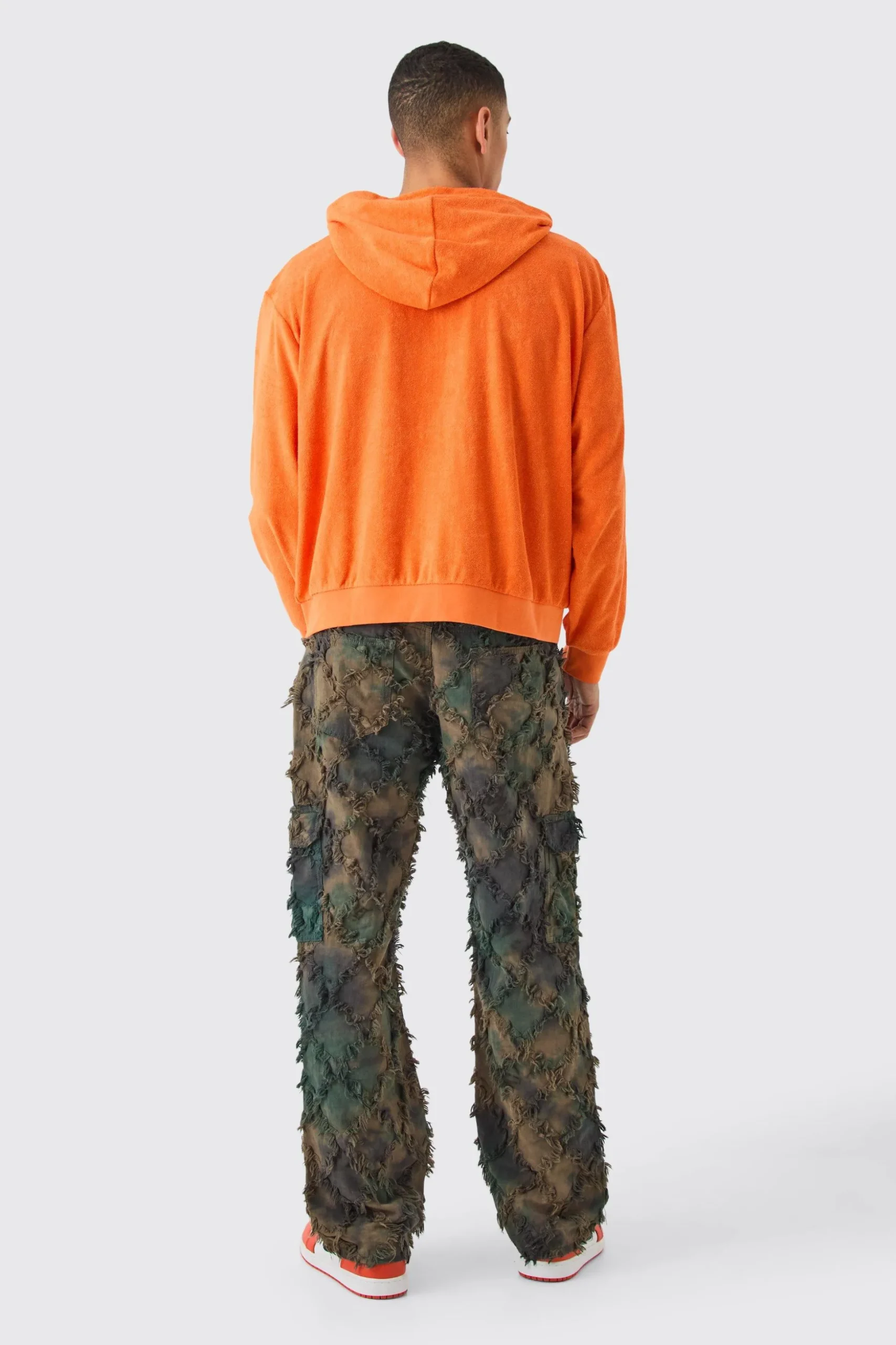 Oversized Boxy Ofcl Towelling Hoodie | BoohooMAN UK