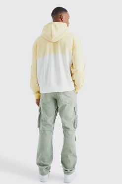Oversized Boxy Ombre Homme Hoodie | BoohooMAN UK