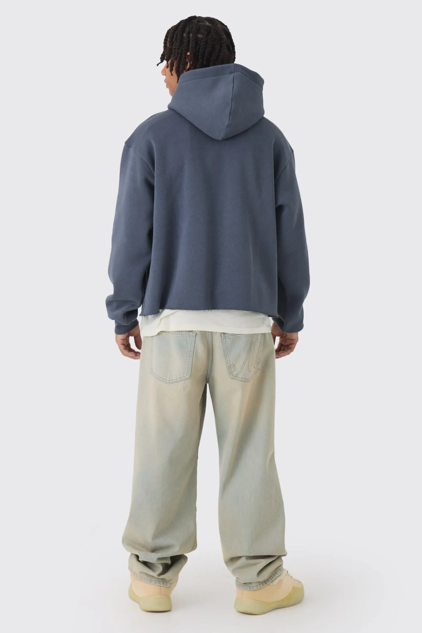 Oversized Boxy Outlaws Large Scale Graphic Hoodie | BoohooMAN UK