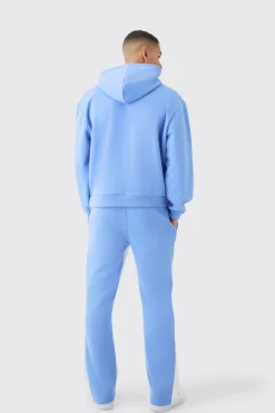 Oversized Boxy Paint Splatter Homme Gusset Tracksuit | BoohooMAN UK