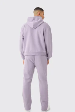 Oversized Boxy Paint Splatter Homme Gusset Tracksuit | BoohooMAN UK