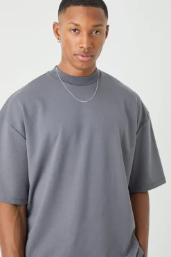Oversized Boxy Premium Super Heavyweight T-shirt | BoohooMAN UK