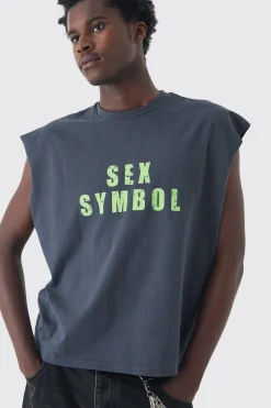 Oversized Boxy Pride Tank | BoohooMAN UK