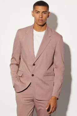 Oversized Boxy Single Breasted Suit Jacket | BoohooMAN UK