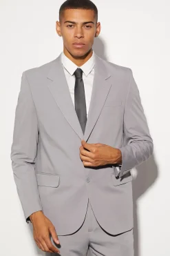 Oversized Boxy Single Breasted Suit Jacket | BoohooMAN UK