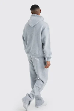Oversized Boxy Split Hem Homme Tracksuit | BoohooMAN UK