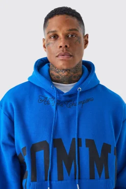 Oversized Boxy Split Hem Homme Tracksuit | BoohooMAN UK