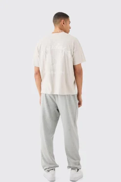 Oversized Boxy Worldwide Overdye T-shirt | BoohooMAN UK