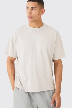 Oversized Boxy Worldwide Overdye T-shirt | BoohooMAN UK