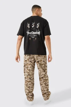 Oversized Boxy Worldwide Dog Graphic T-shirt | BoohooMAN UK