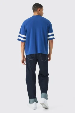 Oversized Boxy Worldwide Waffle T-shirt | BoohooMAN UK