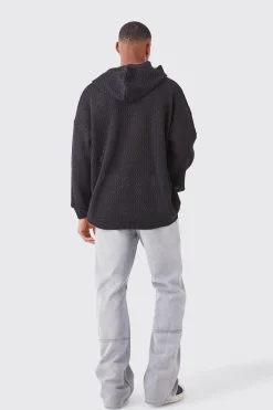Oversized Branded Hoodie | BoohooMAN UK