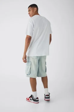 Oversized Broken Heart Embroidered T-shirt | BoohooMAN UK