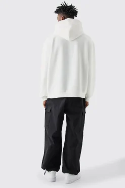 Oversized Bronx Varsity Hoodie | BoohooMAN UK