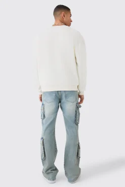 Oversized Bronx Varsity Sweatshirt | BoohooMAN UK