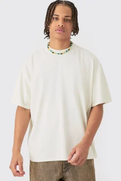 Oversized Brooklyn Stencil Washed Back Print T-shirt | BoohooMAN UK