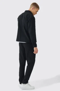 Oversized Brushed Overshirt | BoohooMAN UK