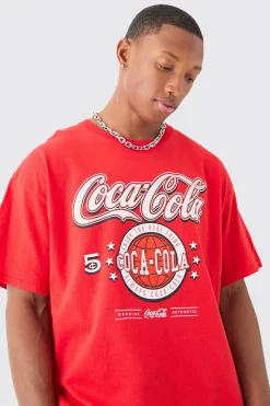 Oversized Coca Cola License T-shirt | BoohooMAN UK
