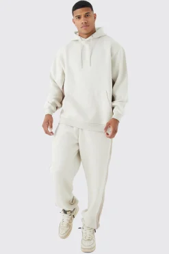 Oversized Colour Block Piped Tracksuit | BoohooMAN UK