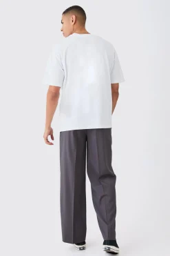 Oversized Crew Neck T-shirt | BoohooMAN UK