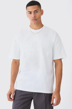 Oversized Crew Neck T-shirt | BoohooMAN UK