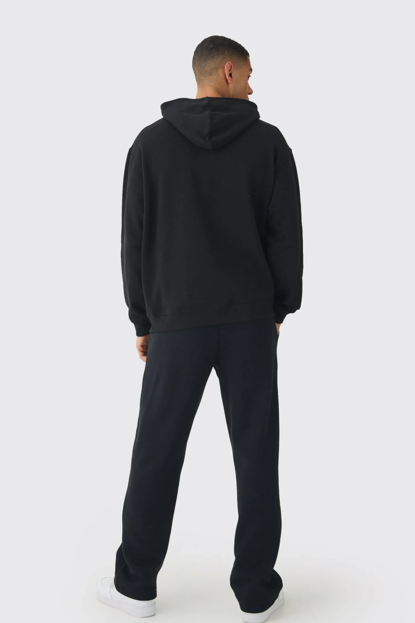 Oversized Cross Printed Hoodie | BoohooMAN UK