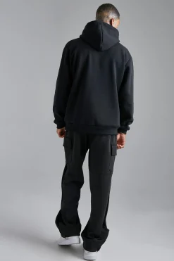 Oversized Debossed Homme Hoodie | BoohooMAN UK