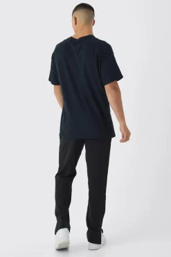 Oversized Disney Phineas And Ferb Wash License Print T-Shirt | BoohooMAN UK